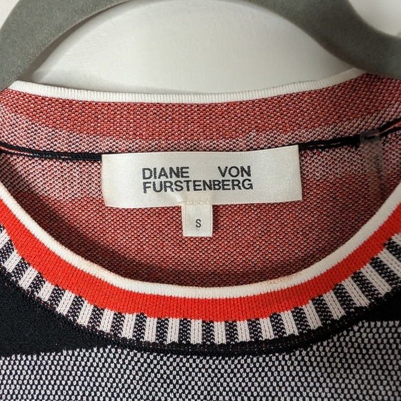 Diane Von Furstenburg Mickey Sweater & Shirs Skirt Set - Picture 3 of 10